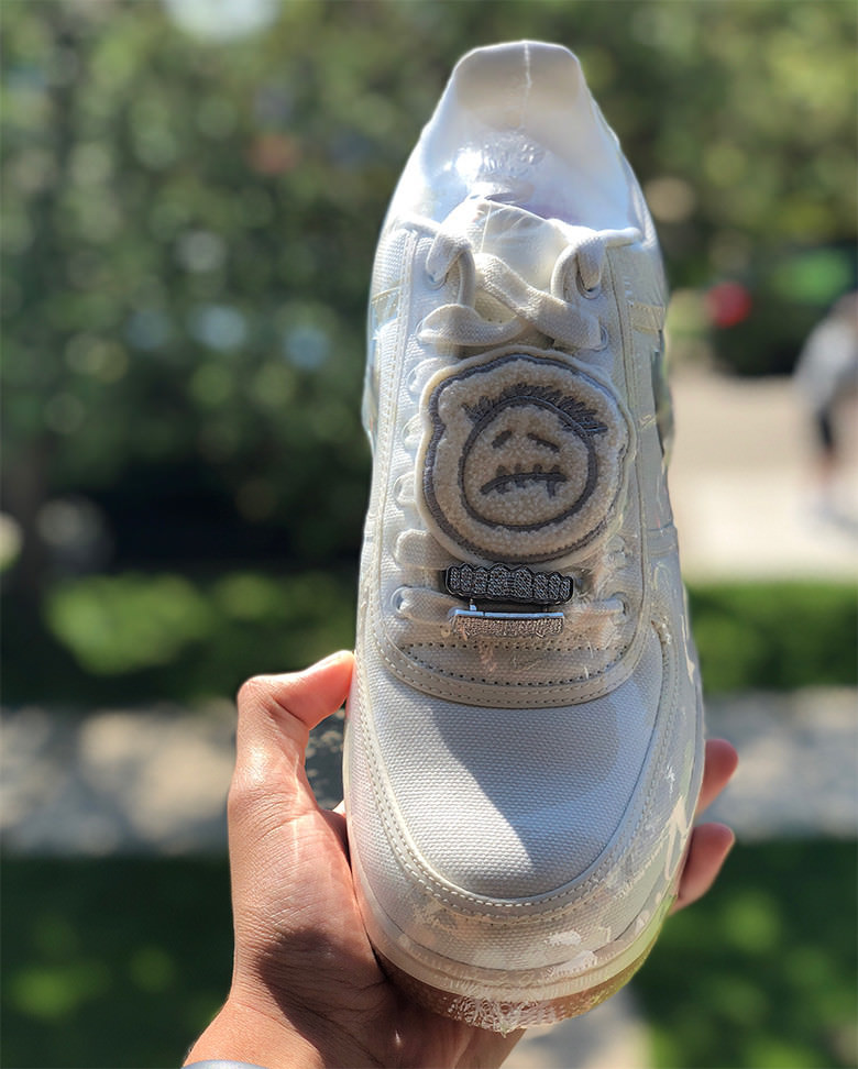 A Closer Look at the Travis Scott x Nike Air Force 1 'Sail' - Sneaker  Freaker