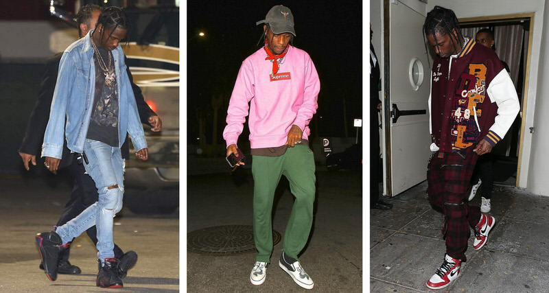 travis scott shoes outfit