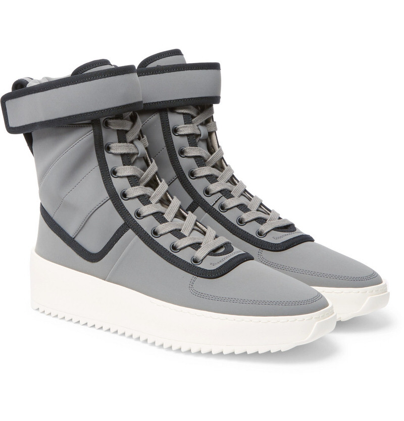 Fear of God Military Nylon High-Top Sneakers // Available Now | Nice Kicks