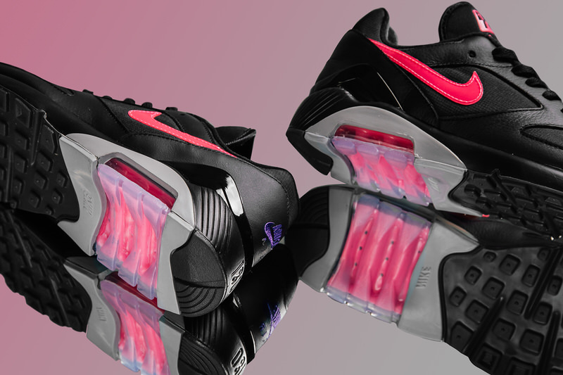 nike air 180 black pink