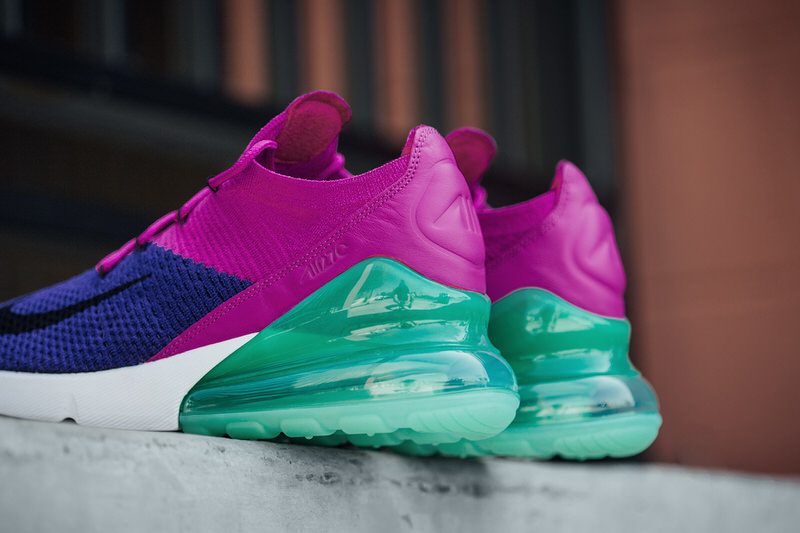 nike air max 270 flyknit fuchsia flash