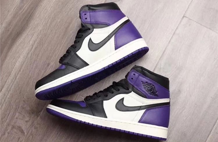 court purple jordan 1s