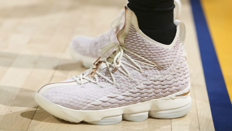 lebron 15 rose gold for sale