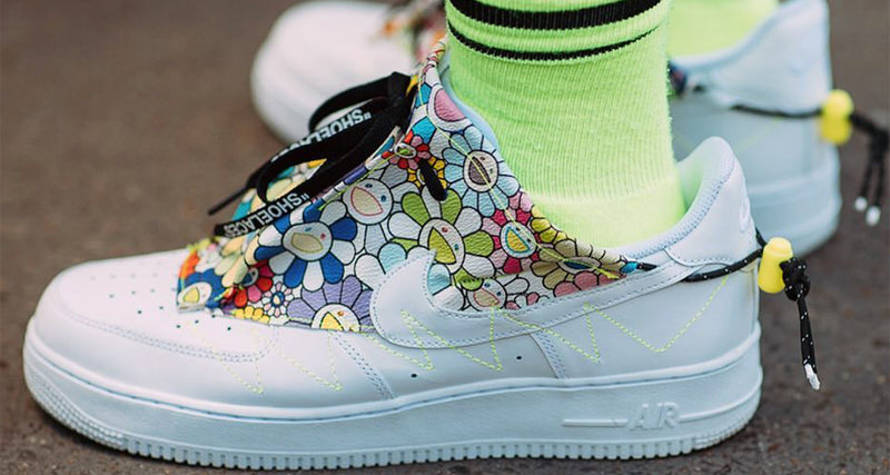 air force 1 with flowers