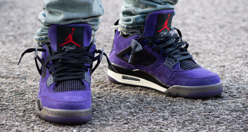 travis scott jordan 5 purple