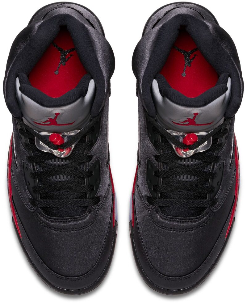 Air Jordan 5 Satin Black/Red