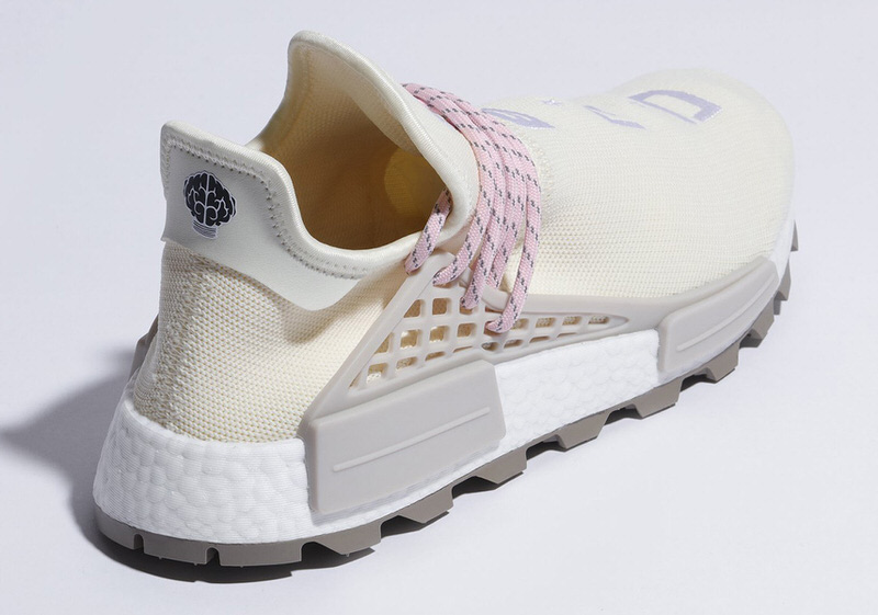 adidas NMD HU TBIITD Beige White Gray MENs TRAINERS