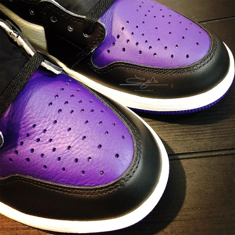 Air Jordan 1 Retro High OG Court Purple Another Look Nice Kicks