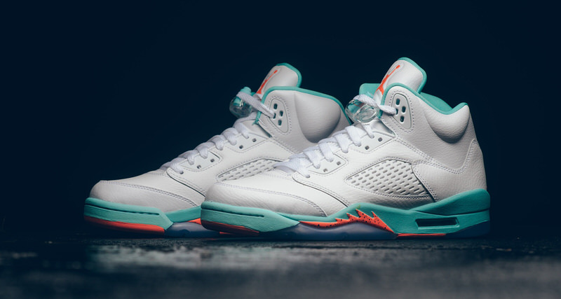 light aqua jordan 5