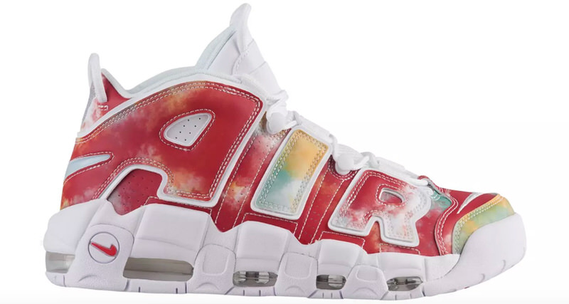 nike air uptempo multicolor