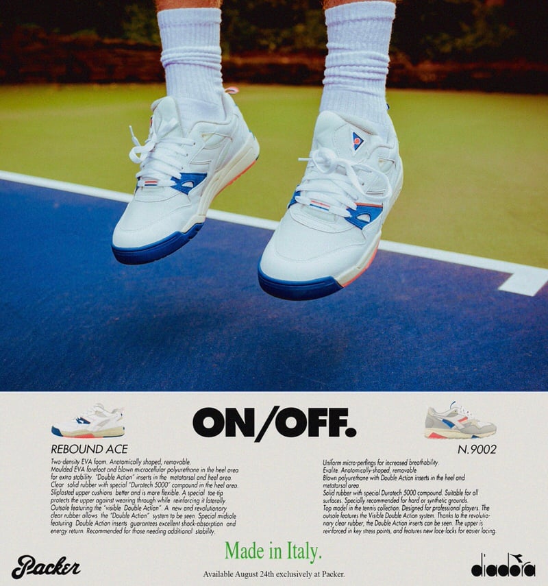 Packer Shoes x Diadora ON/OFF Collection