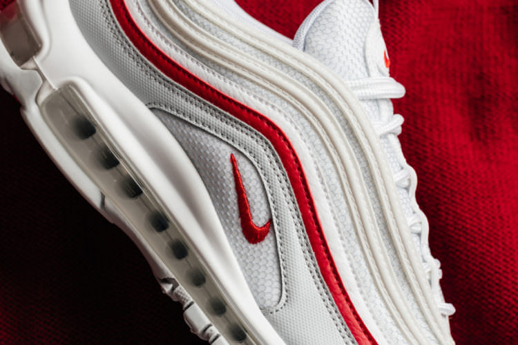 Nike Air Max "Pure Platinum/University Red" // Available Now Nice Kicks
