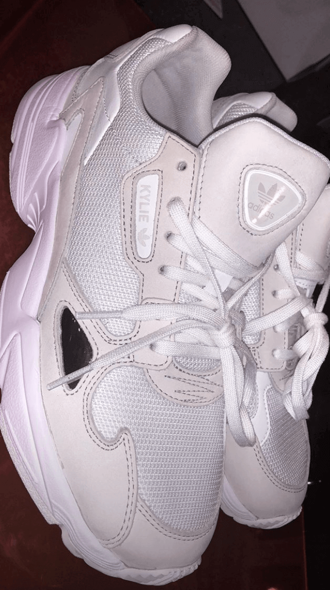adidas Gifts Kylie Jenner with Her Own Falcon PE Nice Kicks
