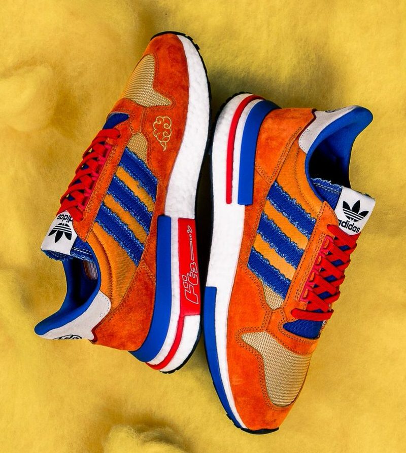 Cuerda Anciano Sitio de Previs Dragon Ball Z x adidas ZX 500 RM "Goku" // Release Date | Nice Kicks