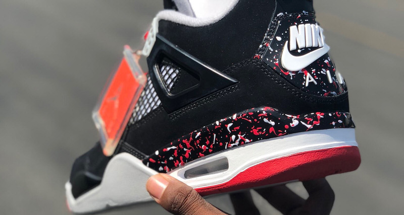 Air Jordan 4 "Splatter" Sample