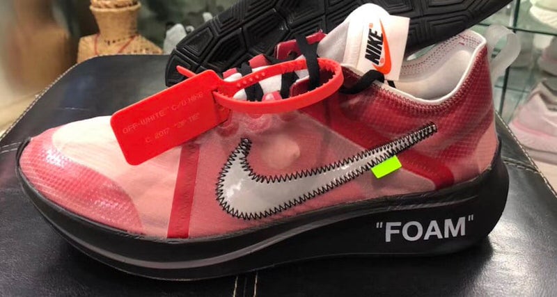 OFF WHITE x Nike Zoom Fly SP Sample | Nice Kicks