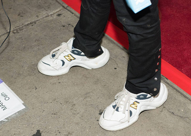 Complex Sneakers on X: .@officialjaden hit the Lollapalooza stage in a New  Balance 1700/Louis Vuitton Archlight sole swap.  / X