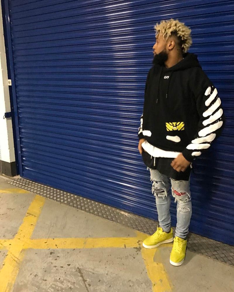 Of Course Odell Beckham Jr. Has a Supreme x Louis Vuitton Walking Boot