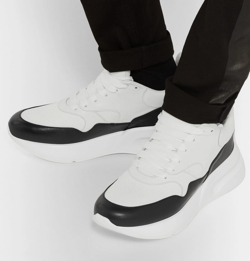 Alexander McQueen Exaggerated Sole Sneakers Take on Bold Blocking ...