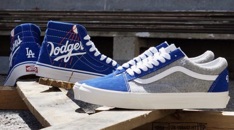 "Dodgers" Vans Sk8-Hi and Old Skool