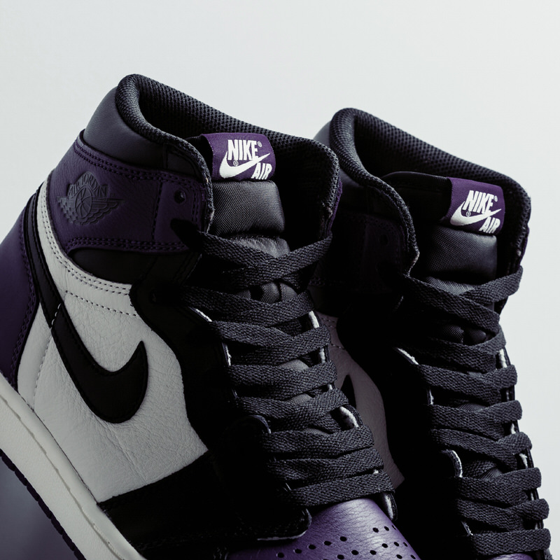 Nike Air Force 1 High - Black / Court Purple