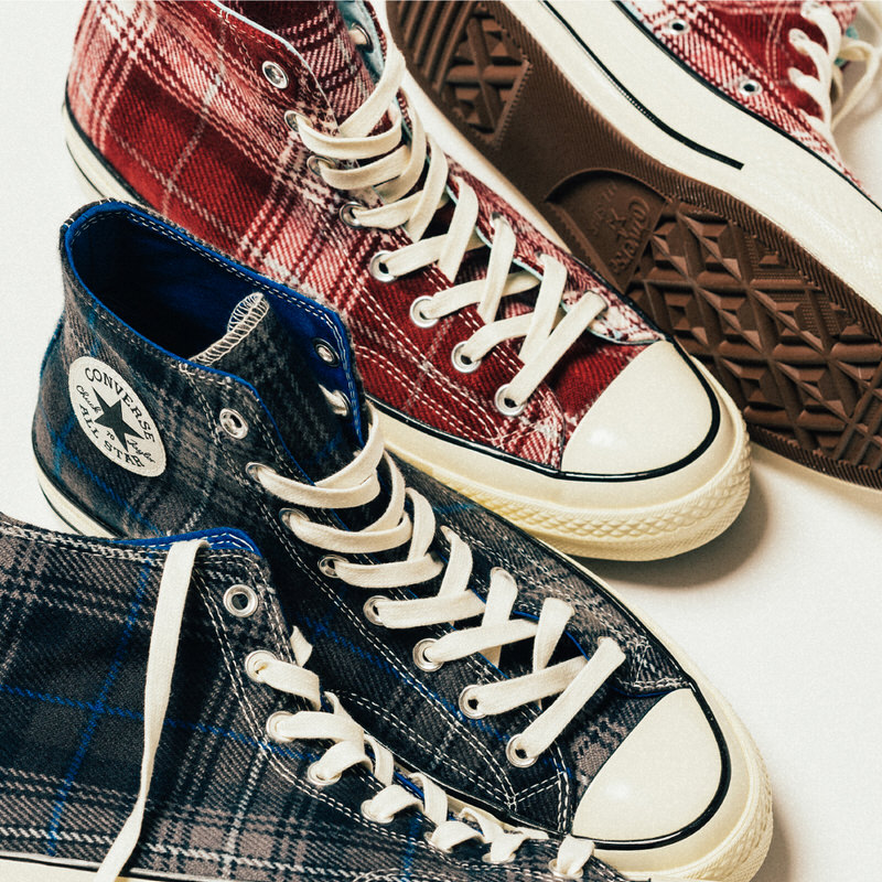 chuck 70 elevated plaid high top