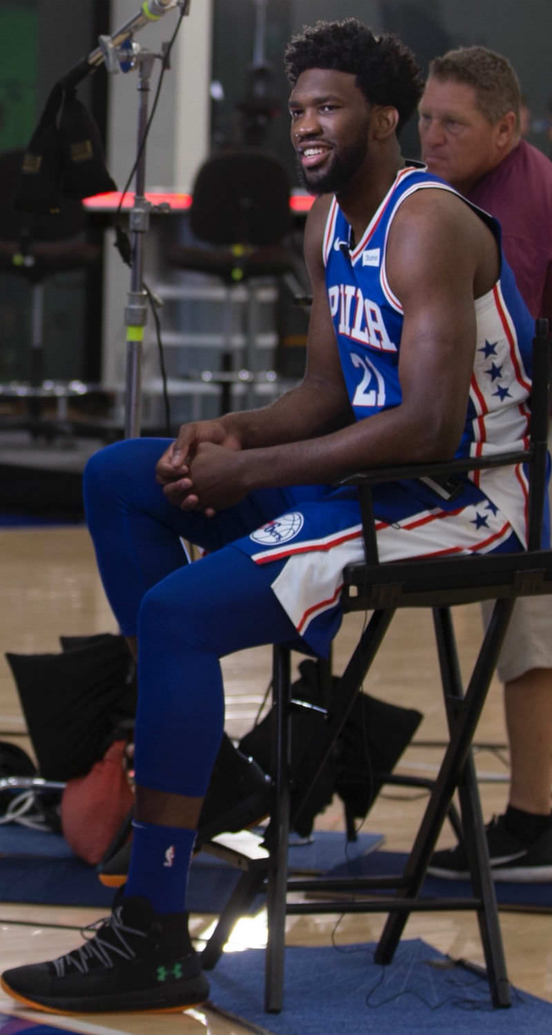 Joel Embiid Says He's Close' to Signing with Armour Kicks