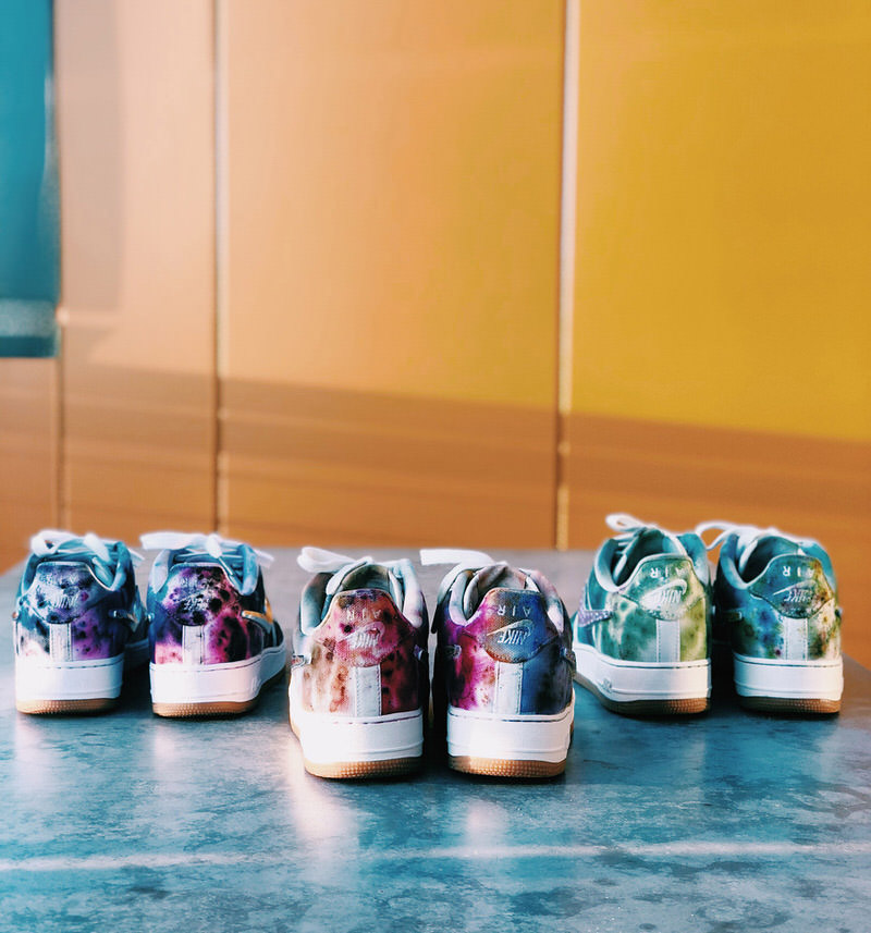 travis scott air force 1 tie dye