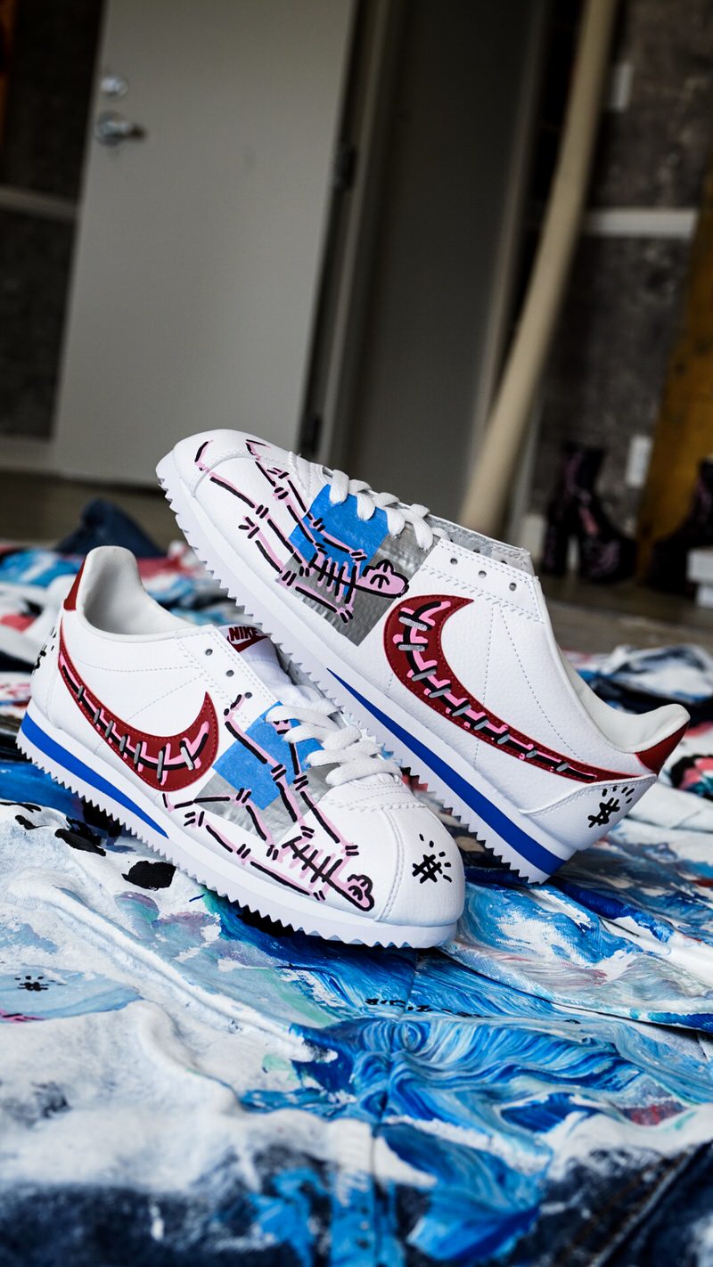 Gianni Lee Adds Paint Strokes and Storytelling to the Nike Cortez