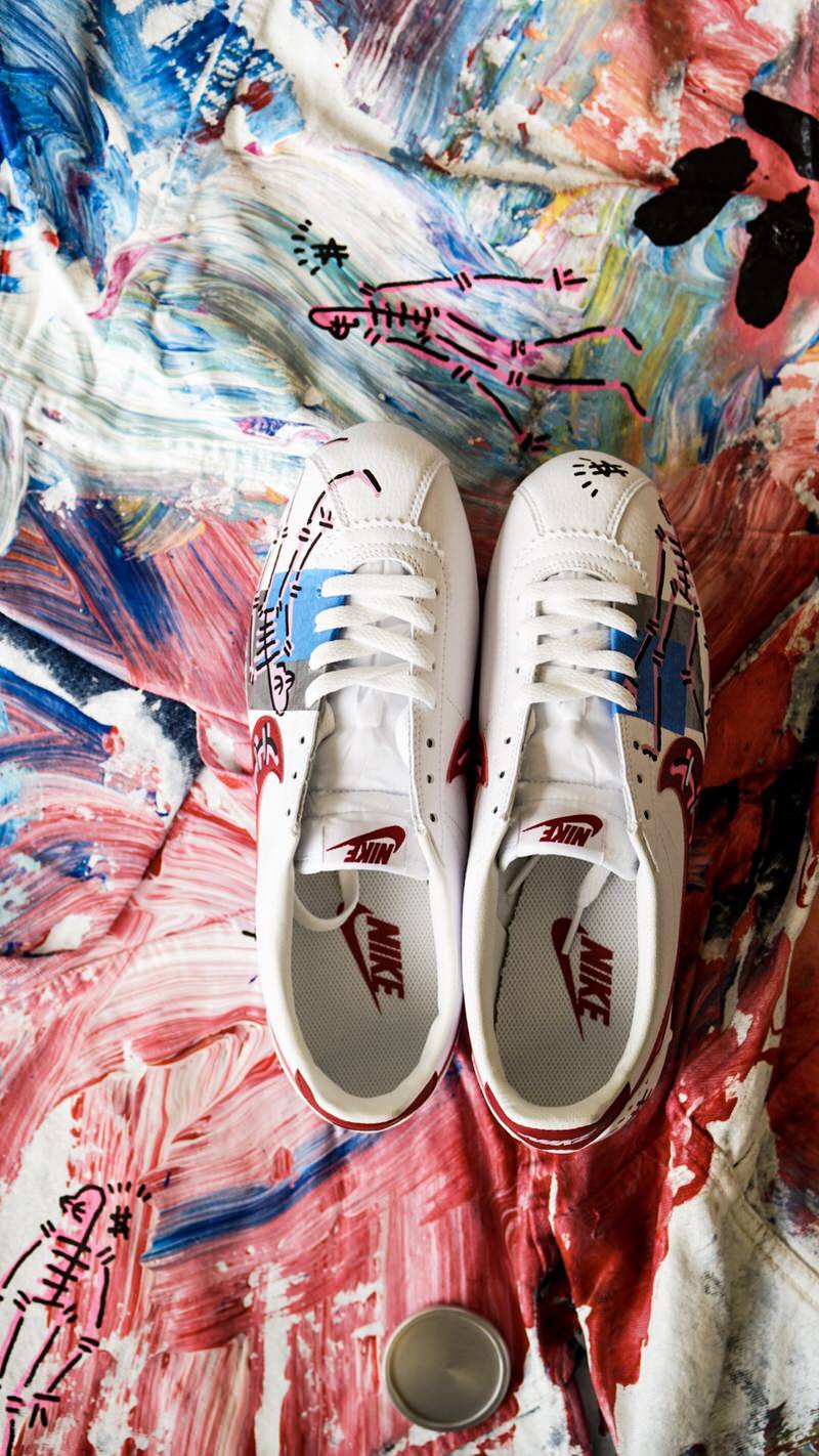 Gianni Lee Adds Paint Strokes and Storytelling to the Nike Cortez