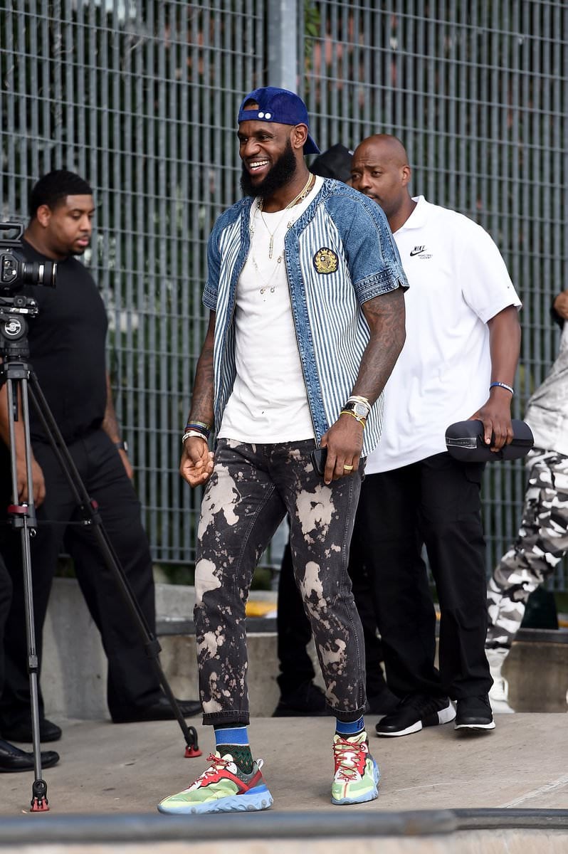 Lebron James in the Nike React Element 