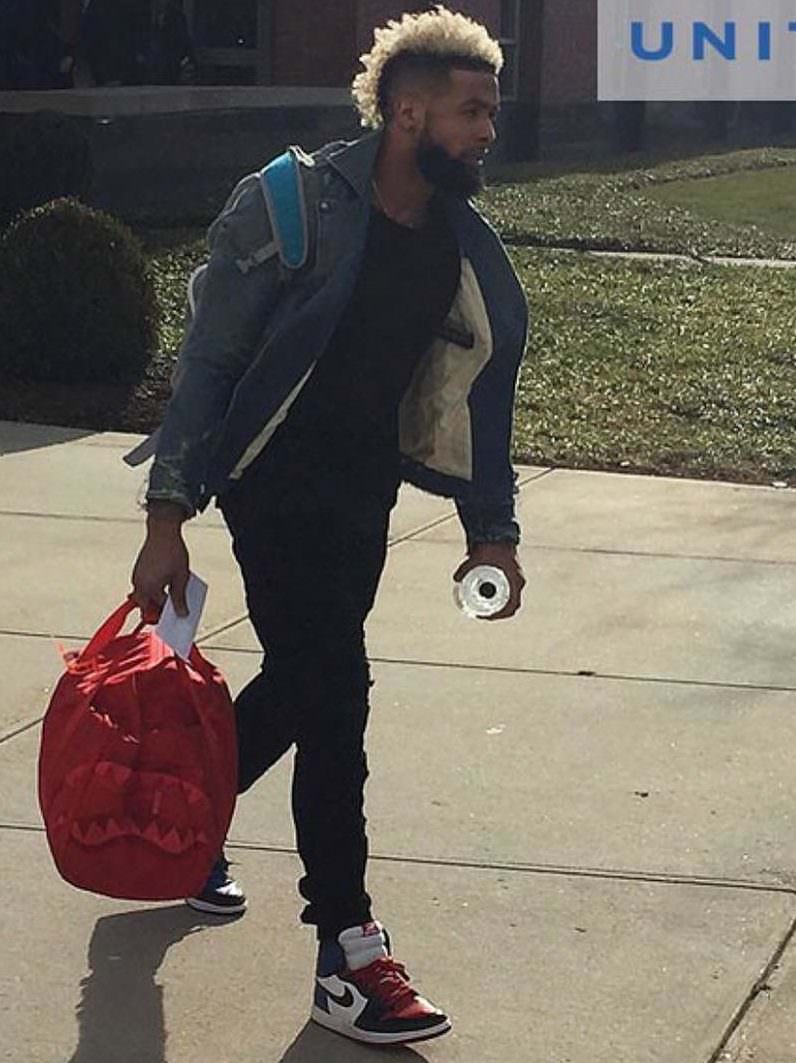 Odell Beckham Jr. Wears Louis Vuitton x Supreme and Off-White x