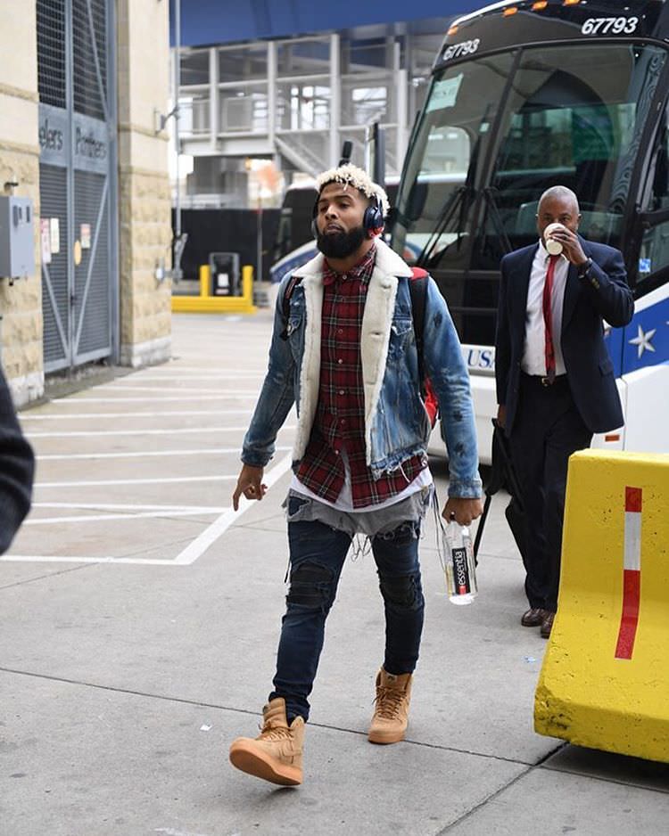 Of Course Odell Beckham Jr. Has a Supreme x Louis Vuitton Walking Boot