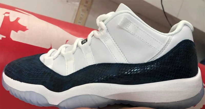 Air Jordan 11 Low Snakeskin Navy Returns in 2019 Nice Kicks