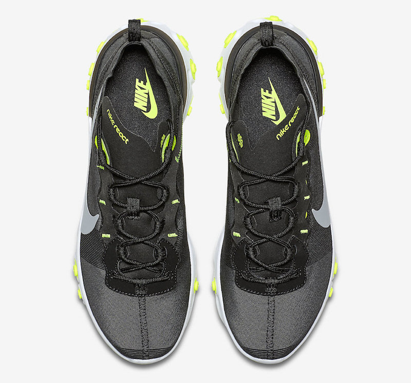 Nike React Element 55 Black/Volt 