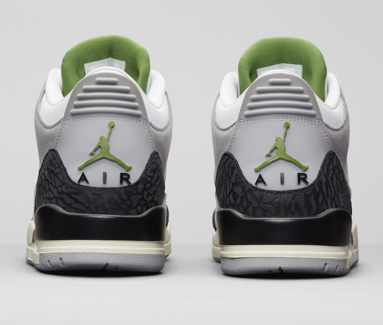Jordan retro 3 chlorophyll hotsell