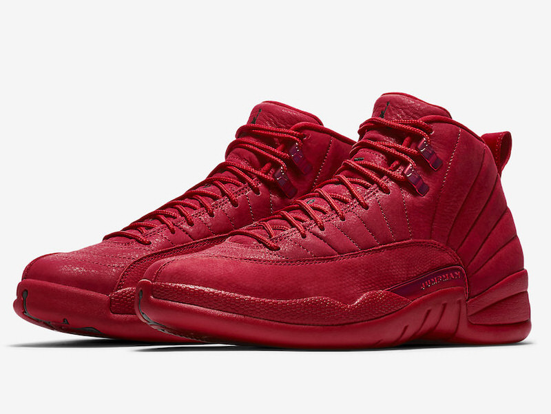 fake jordan 12 red and black