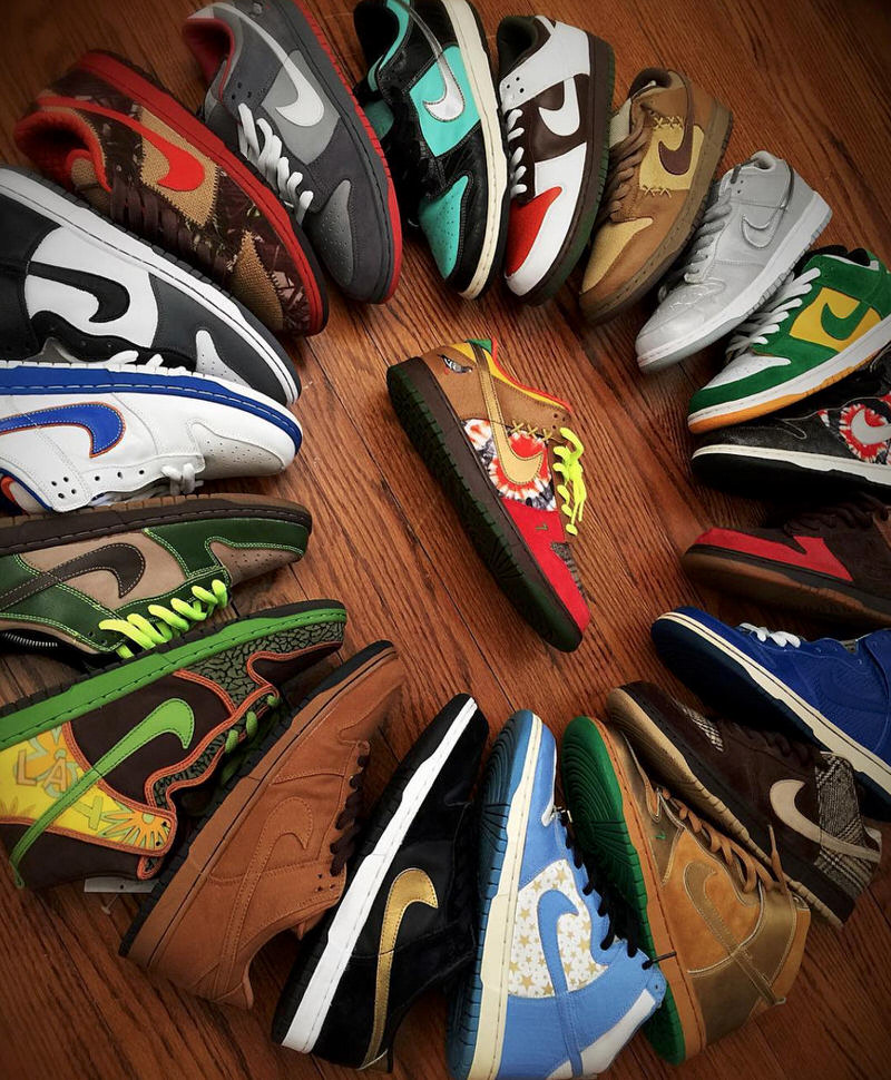 nike dunk collection