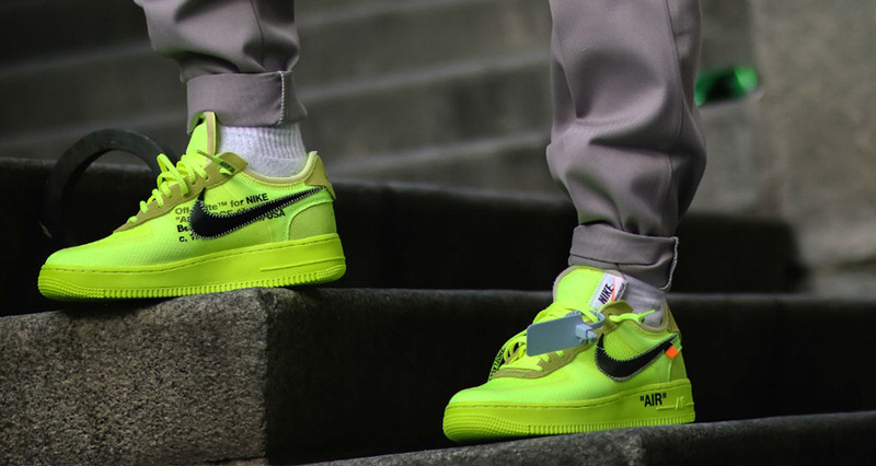 nike air force 1 low off white volt