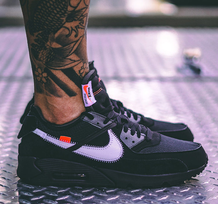 A Closer Look at the Off White x Nike Air Max 90 “Black” | Nice Kicks