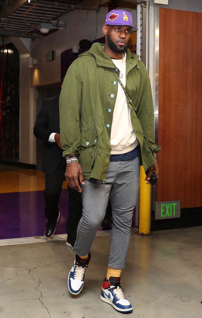 celebrities wearing off white jordan 1