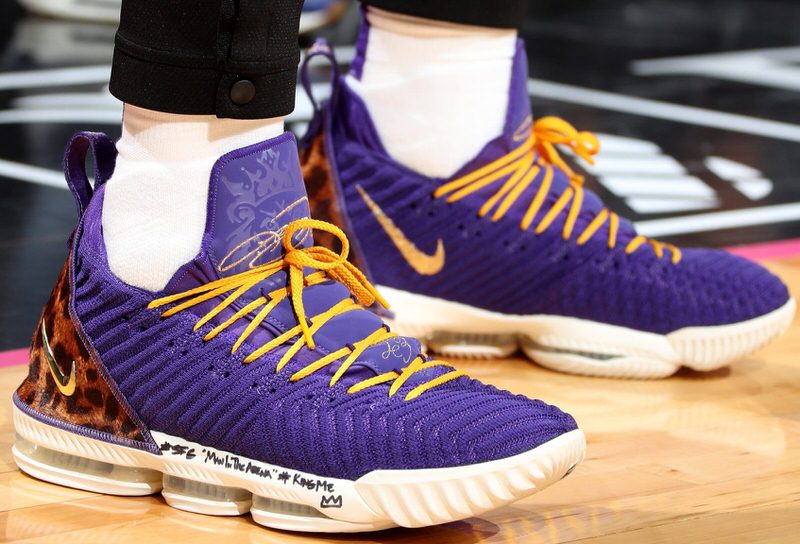 lebron 16 king on feet