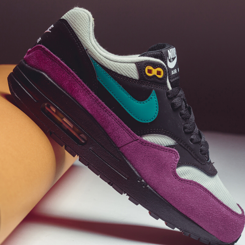 air max 1 silver bordeaux