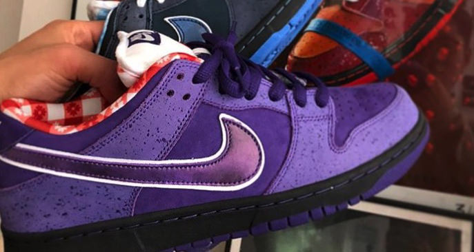 nike dunk low purple