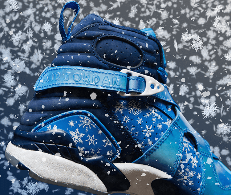 Air Jordan 8 GS Snowflake Kicks Off Holiday Season Nice Kicks