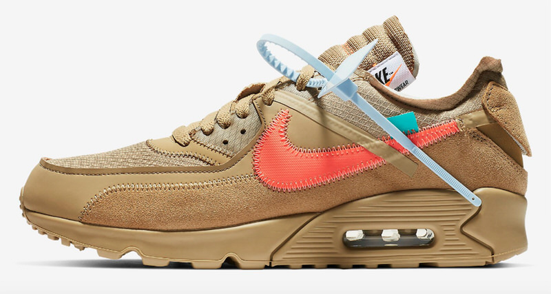 Off-White x Nike Air Max 90 "Desert Orche"