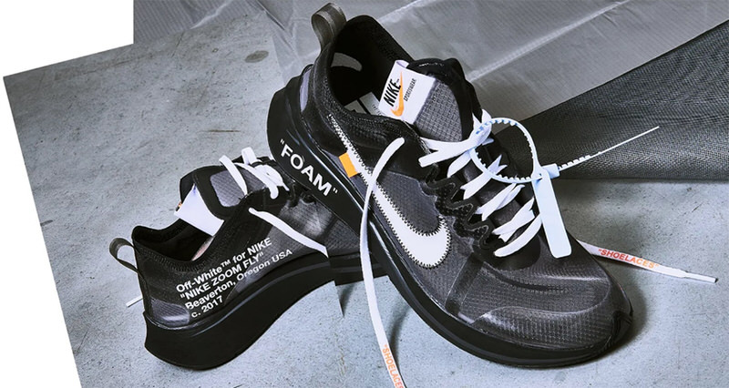 off white nike zoom black