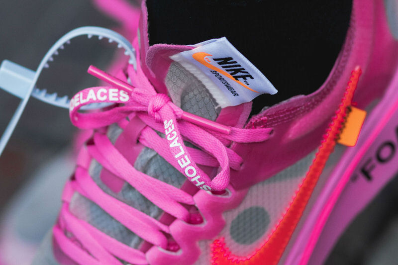 Off White x Nike Zoom Fly SP "Pink"