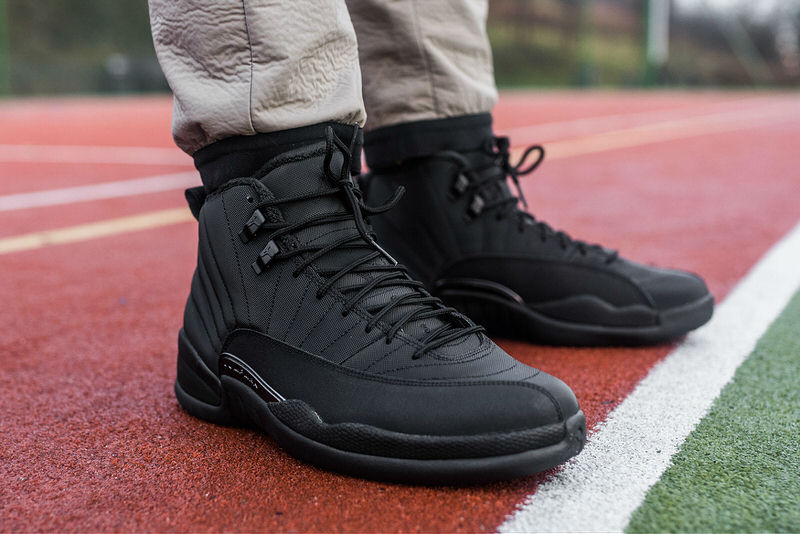 New jordan on sale 12 black