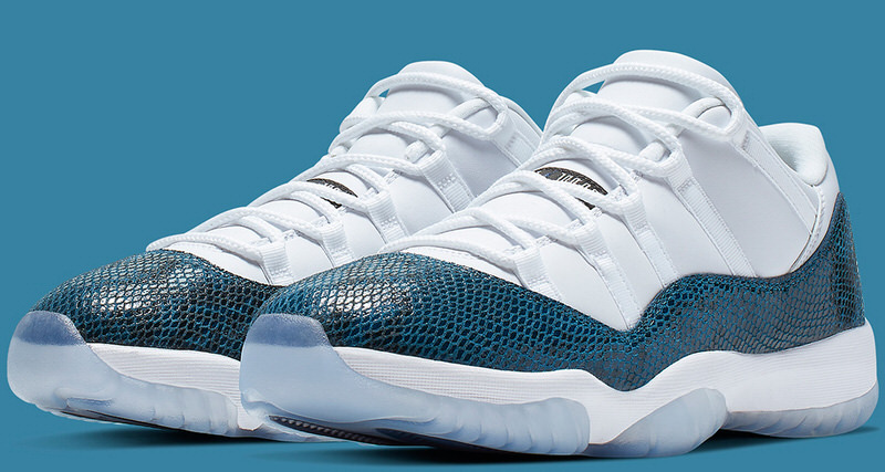 Air Jordan 11 Low "Blue Snakeskin"